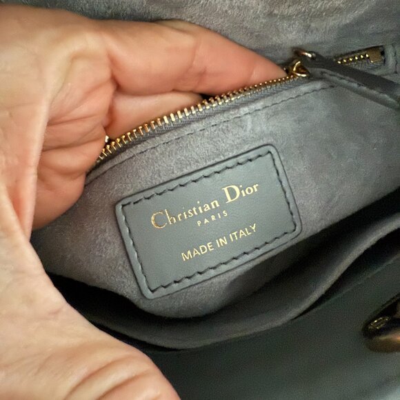 Christian Dior Cannage gradient My ABCDior Lady Dior Grey - Picture 12 of 14